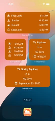 Sunrise Sunset Times iPhone screenshot 9