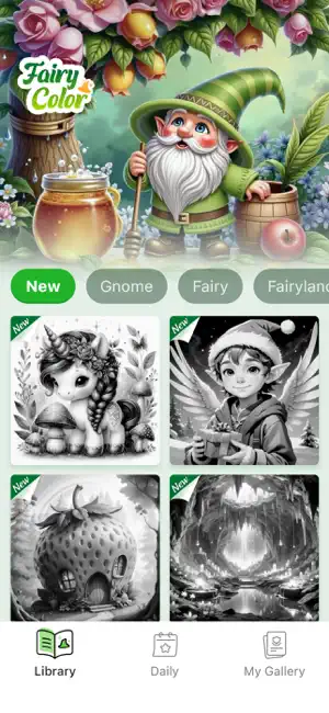 Fairy Color - Paint by number screenshot 8