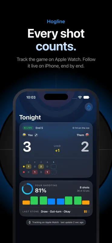 hogline: Curling Scorekeeper screenshot 1 of 6