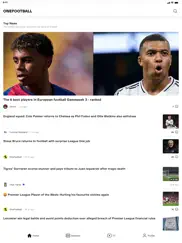 onefootball: football scores айпад изображения 1