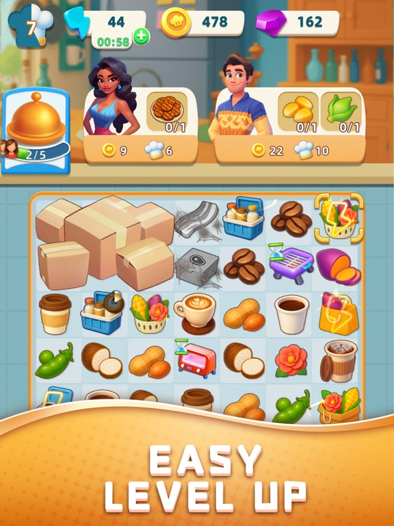 Food Merge Memories iPad screenshot