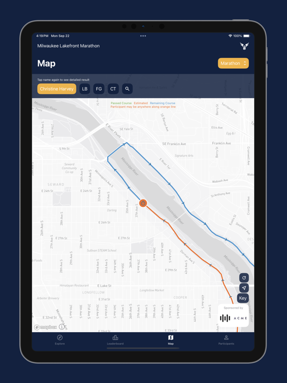 Milwaukee Lakefront Marathon app screenshot 3