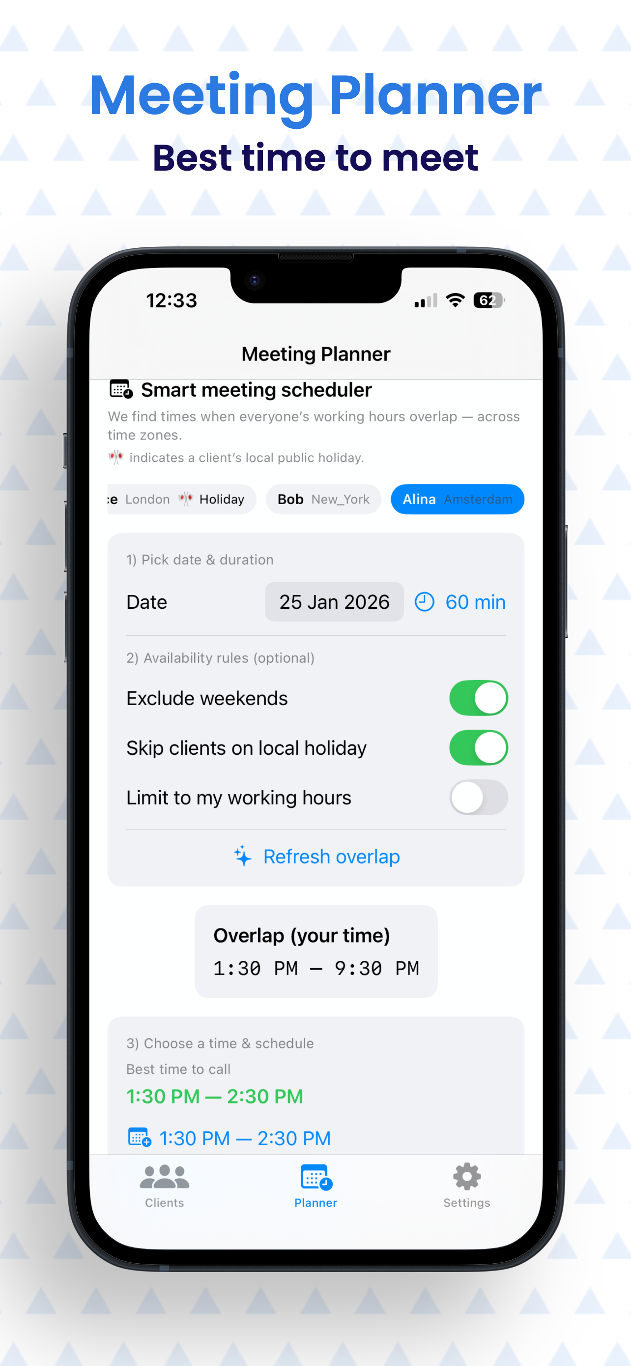 TimeLynk – Global Time Planner screenshot 4