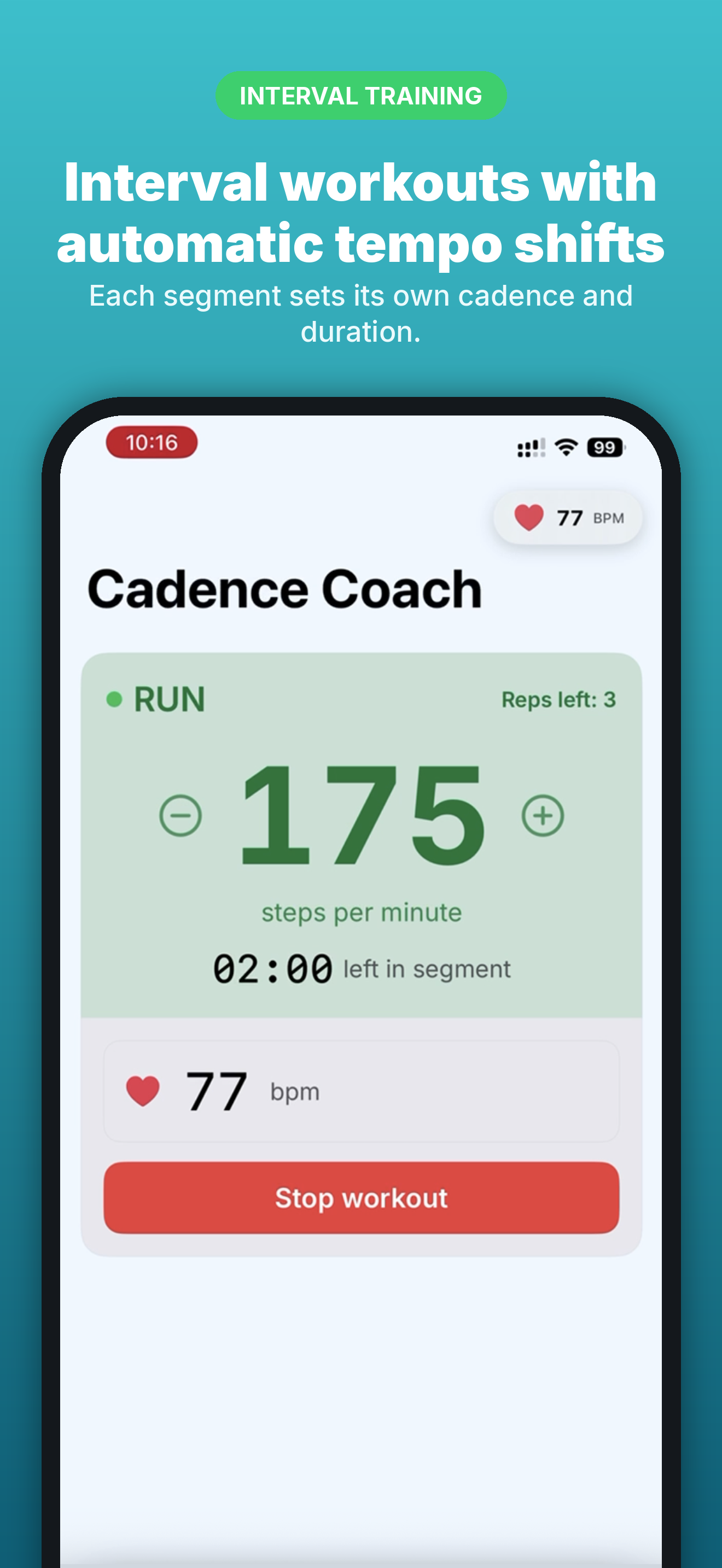 Cadence Coach screenshot 3