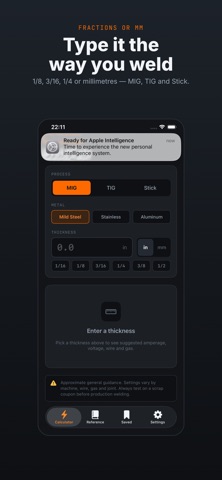 WeldMate: Welding Settings Screenshot 3 of 3