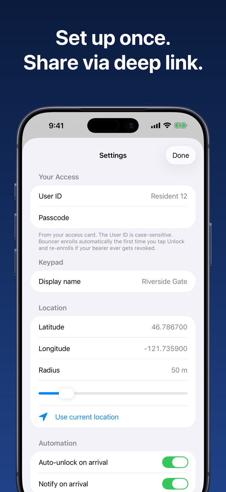 Bouncer Keypad iphone screenshot 3