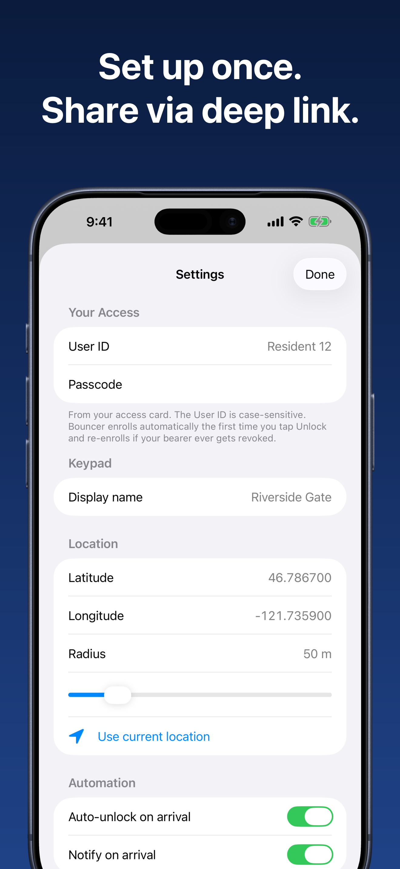 Bouncer Keypad