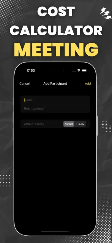 Meeting Cost Calculator Pro screenshot 5
