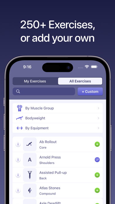 Liftr Workout & Gym Planner Screenshot