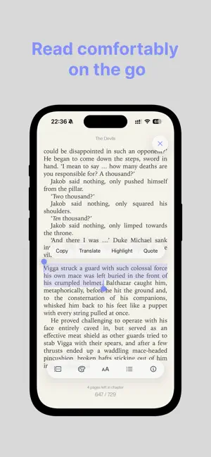 Albert: Your reader & tracker screenshot 2