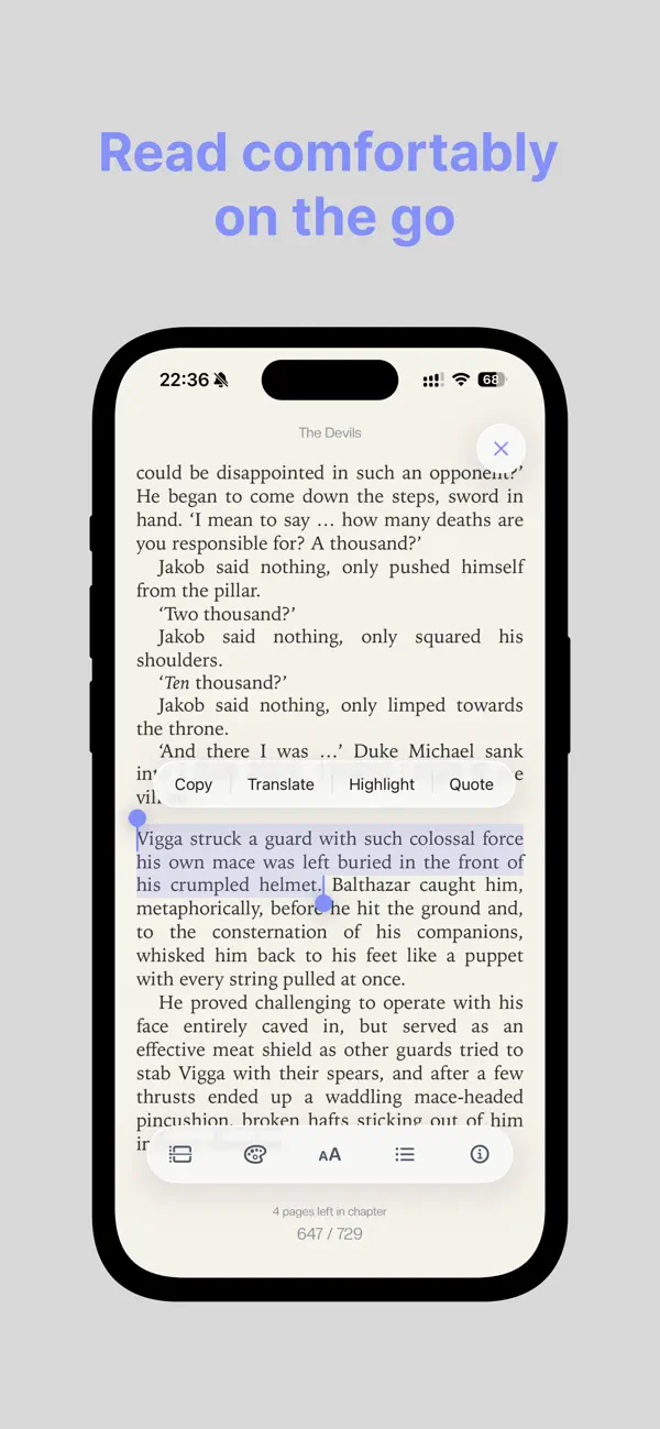 Screenshot #2 pour Albert: Your reader & tracker