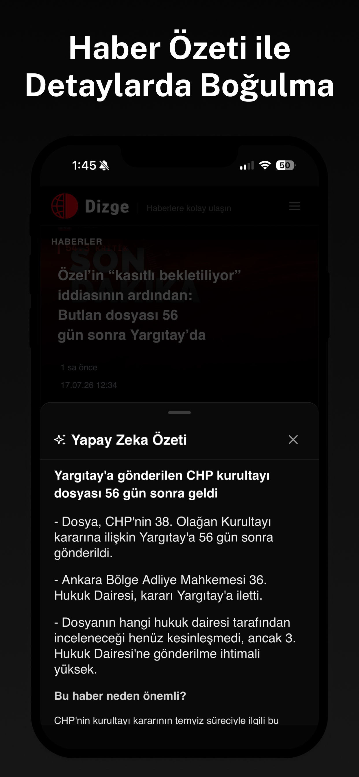 Dizge - Haberlere kolay ulaşın screenshot 4