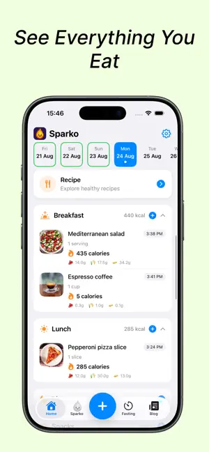 Sparko: Calorie Tracker screenshot 4