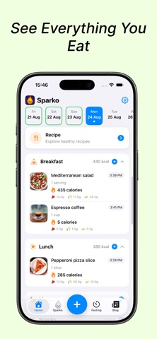 Sparko: Calorie Tracker Screenshot 4 of 10