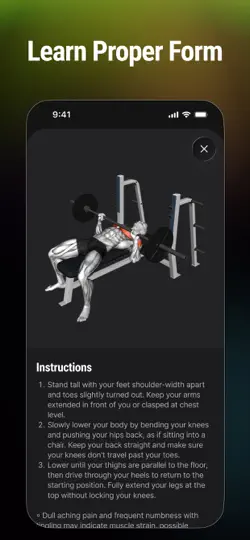 Captura de pantalla de Gymtone - Gym Workout Planner en iPhone 4