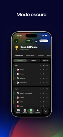 Captura de pantalla de FotMob - Resultados De Fútbol en iPhone 3