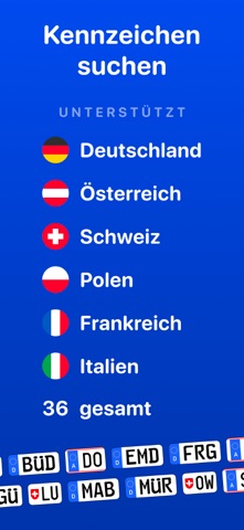 Kennzeichen sammeln Wiki iPhone screenshot 1