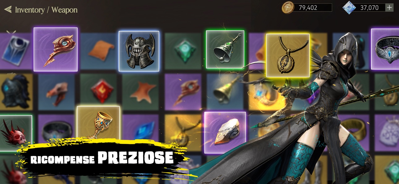 Avalar: Raid of Shadow iOS Mod IPA screenshot 4 - iOS game interface