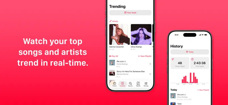 PlayTally: Apple Music Stats screenshot 1 of 6