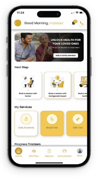 Unlock.fit-DNA based wellness Screenshot
