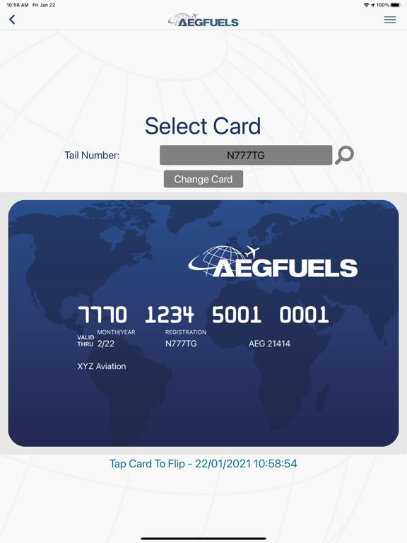 AEG Fuels Mobile iPad screenshot 6 - Business app