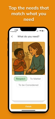 Feelings & Needs: Kids Edition iPhone screenshot