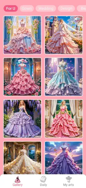 Dress Gown Color by Number screenshot 1
