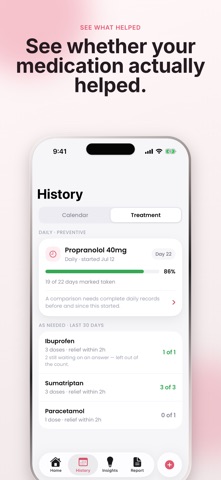 Migrena: Migraine Tracker Screenshot 6 of 7