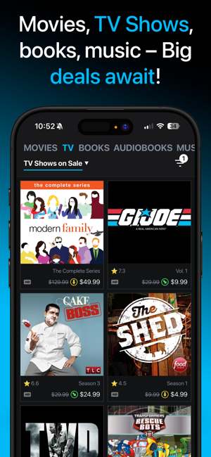 CheapCharts - Movie & TV Deals Screenshot