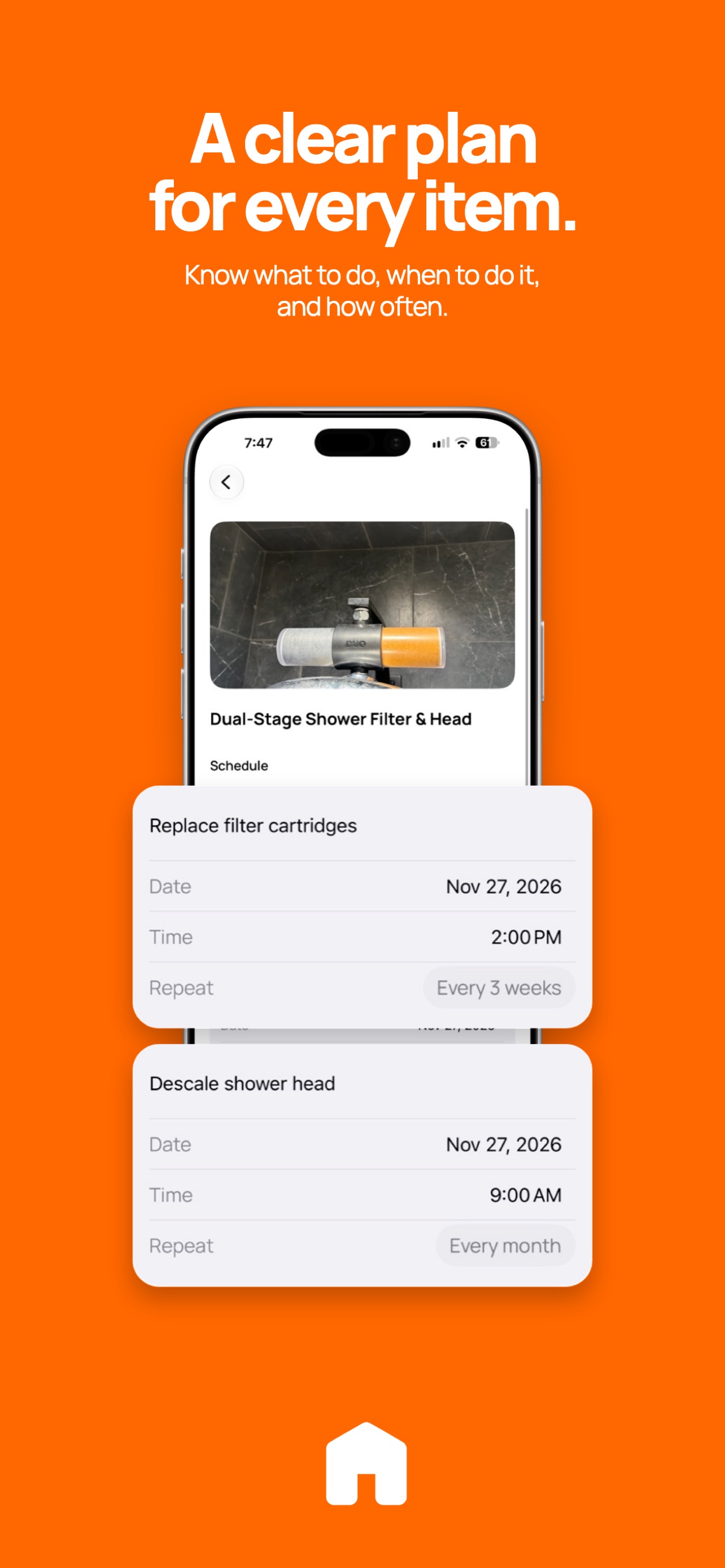 Screenshot 5 of Home: Maintenance Reminders