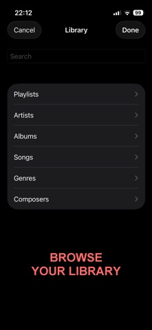 Metasonic Player screenshot