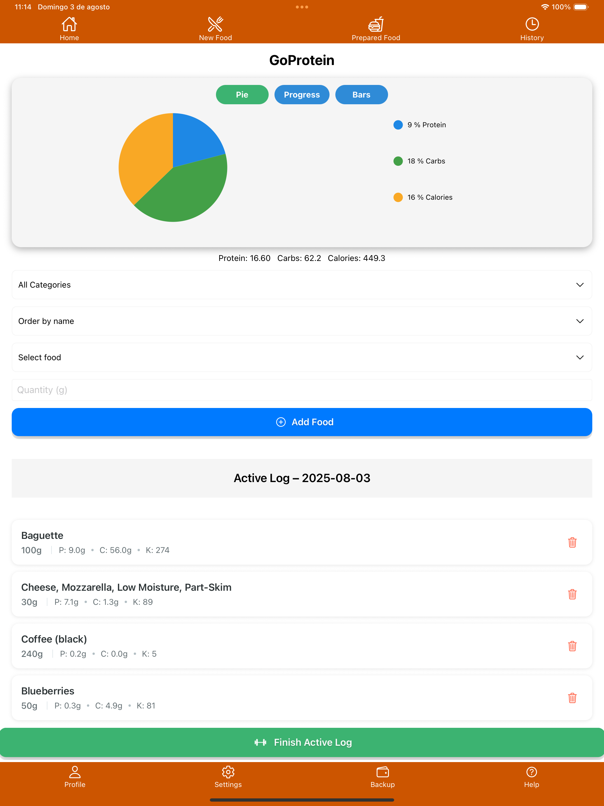 GoProtein: Macro Tracker screenshot 18