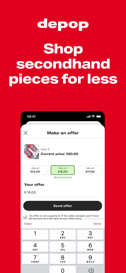 Depop, App Store screenshot 7