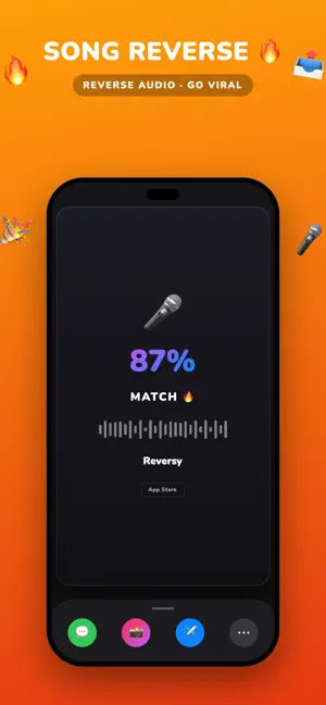 Reverse Singing: Audio Play screenshot 4