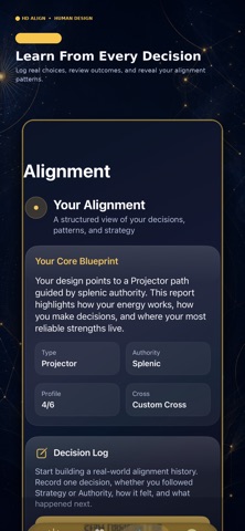 HD Align: Human Design iPhone screenshot