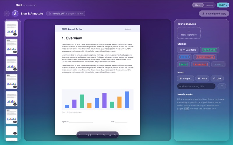 Quill PDF Studio screenshot