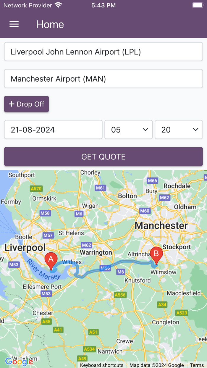 Liverpool Airports Trips