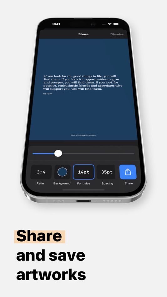 #7. Thoughts - Quotes Manager (iOS) 由: Henri Bredt