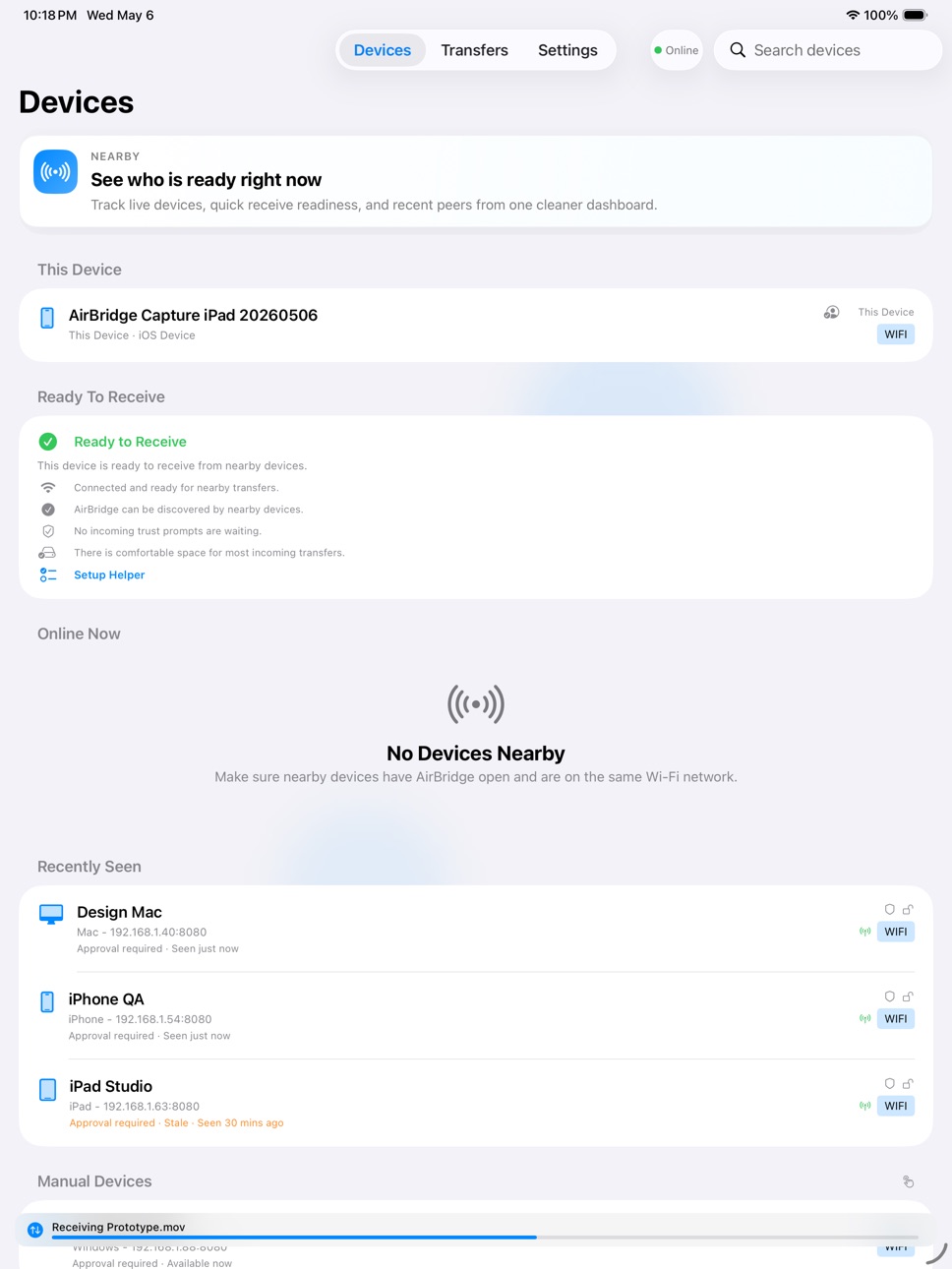 iPad screenshot
