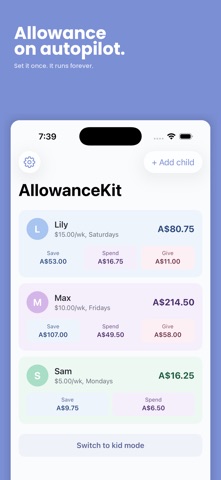 AllowanceKit Screenshot 1 of 7
