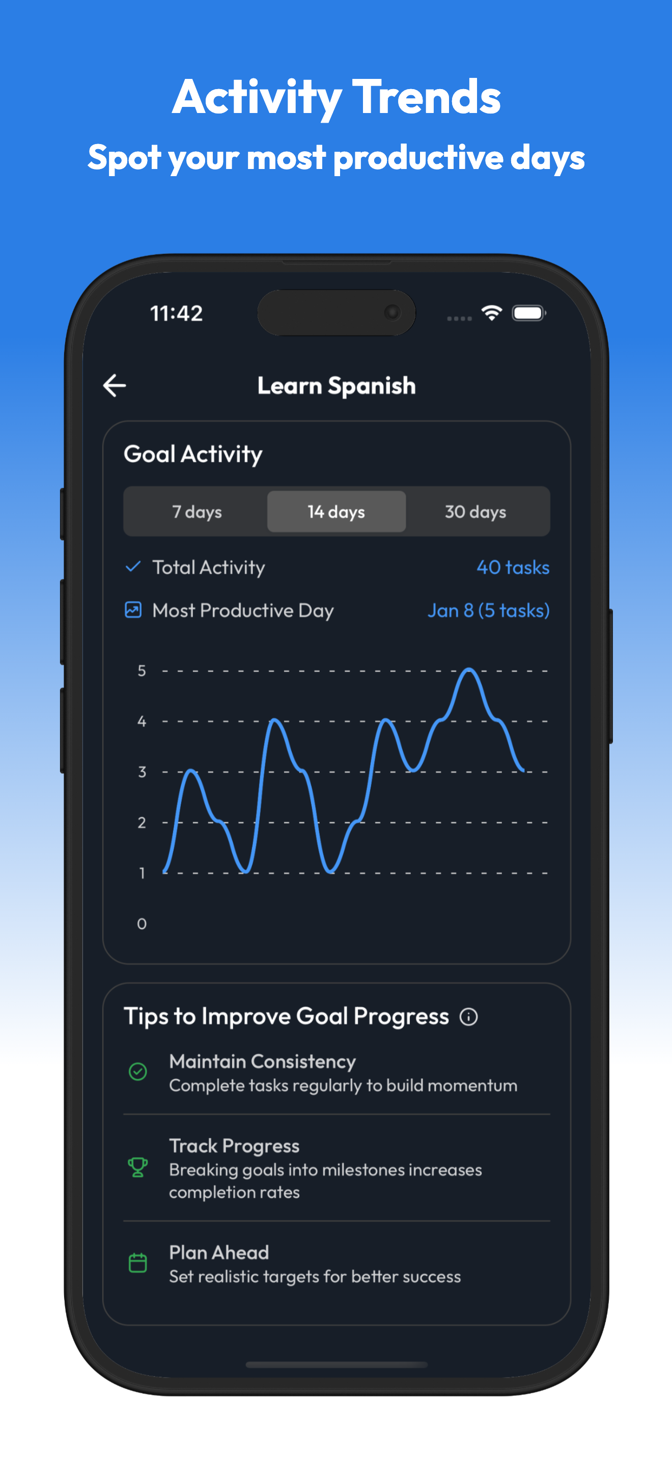Goal Tracker - GoalScript screenshot 6