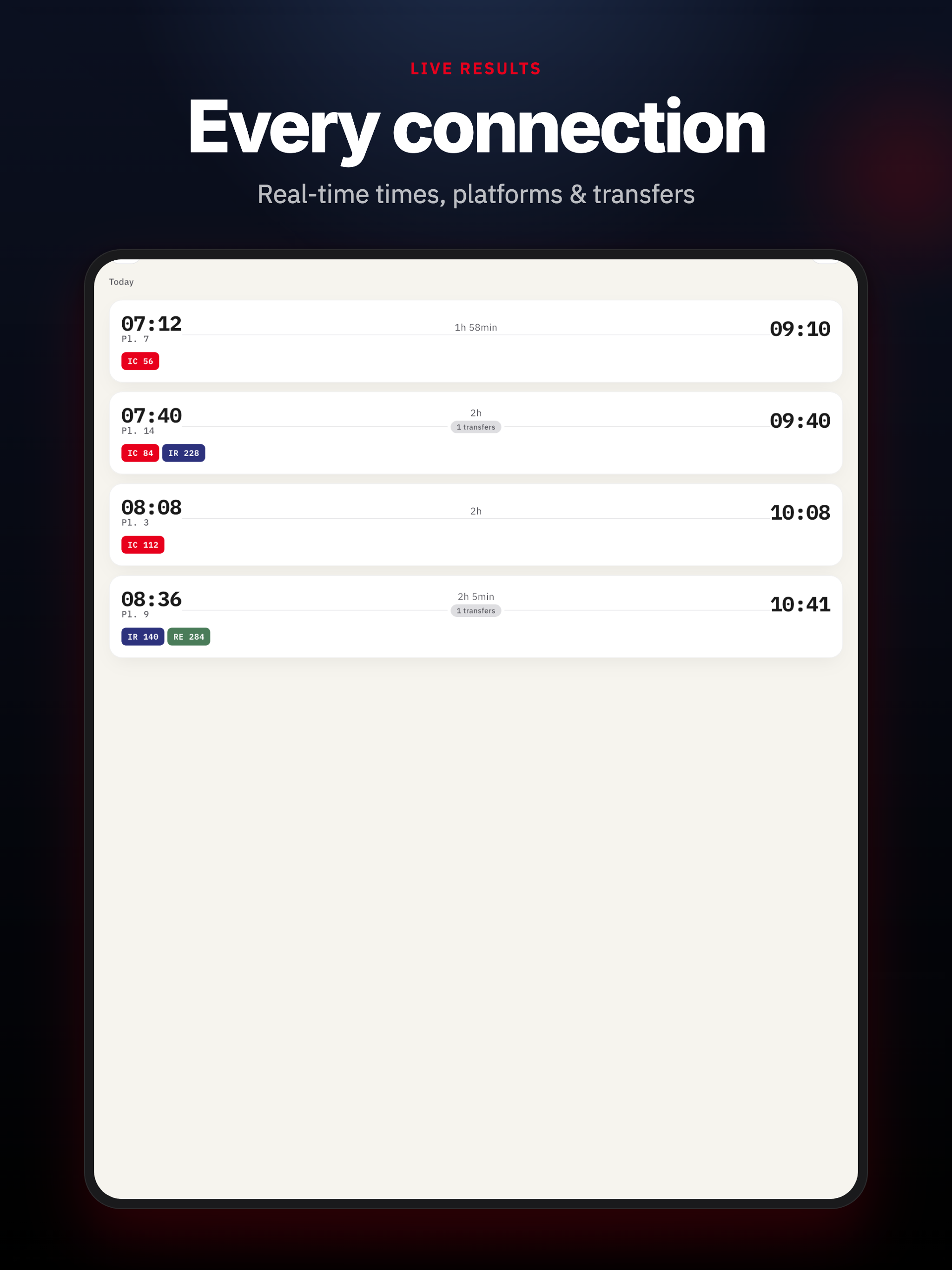 Swiss Transport: Timetable screenshot 8