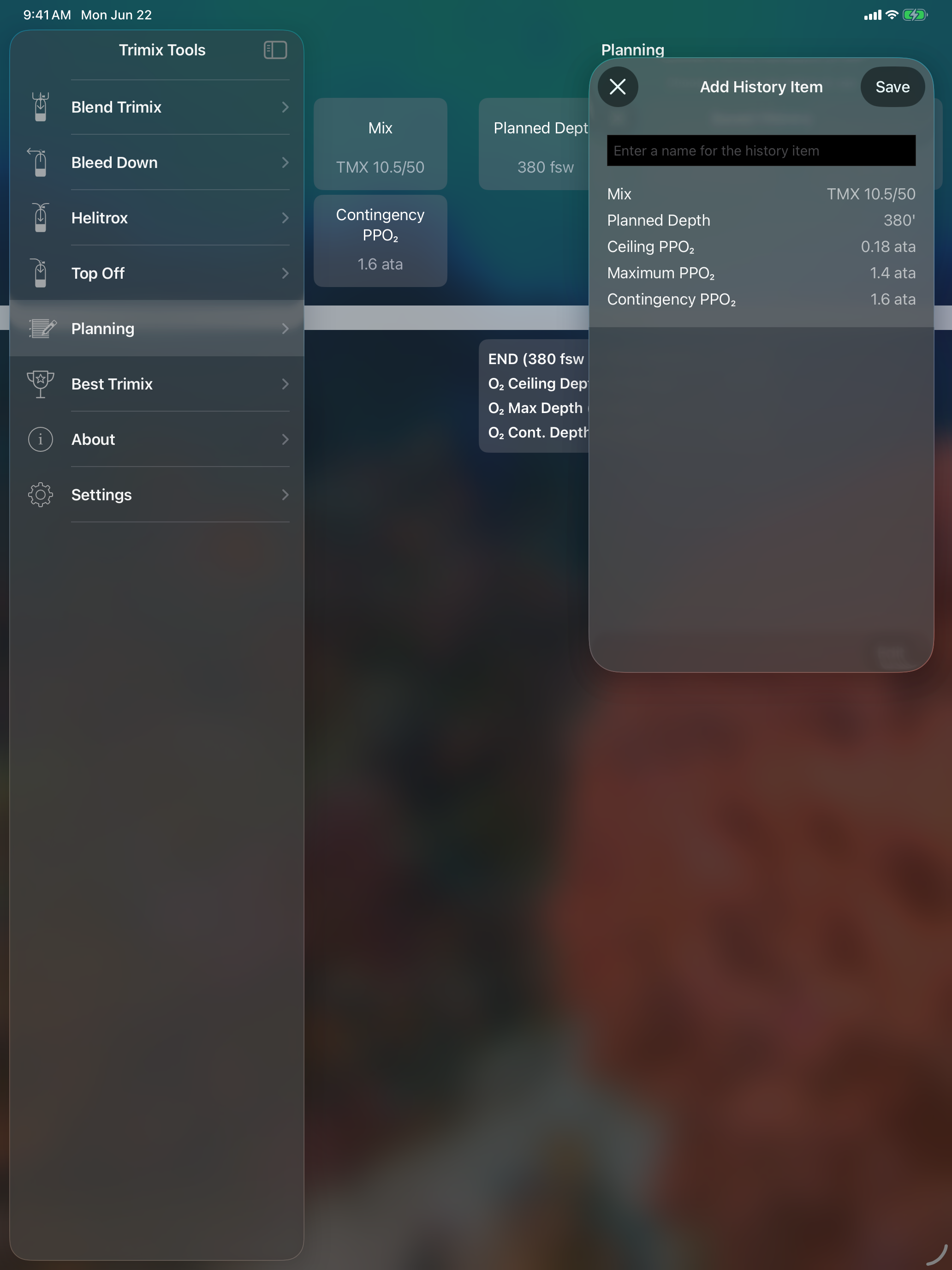 Trimix Tools screenshot 18