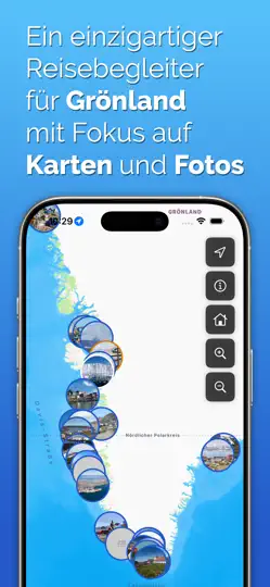 Screenshot von Greenland Visually, Reiseguide auf dem iPhone 1