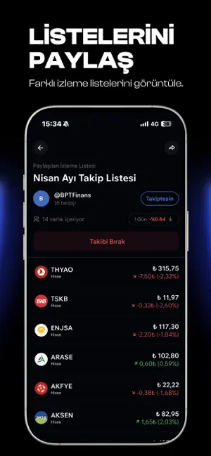 Portfoy: Kripto, Borsa & Hisse iPhone screenshot 3