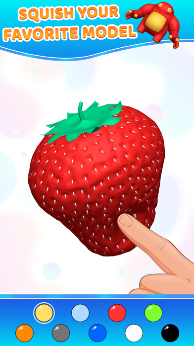 Squishy Toys - 3D Coloring Art Screenshot