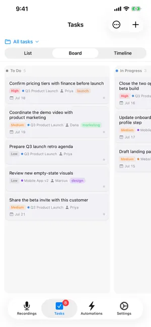 MeetBrief: AI Meeting Notes screenshot 2