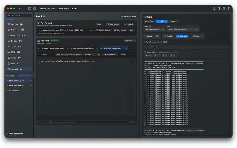 #7. Rune Kubernetes Client (macOS) โดย: Viktor Nyberg