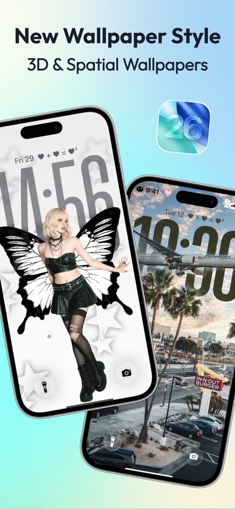 Mico - Widget & Live Wallpaper - Witness the striking 3D & Depth Effect Wallpapers that bring immersive visual depth and personal flair to any lock screen.
