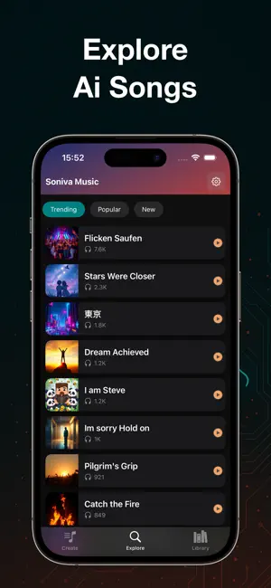 AI Song Maker - Soniva Music iPhone screenshot 4